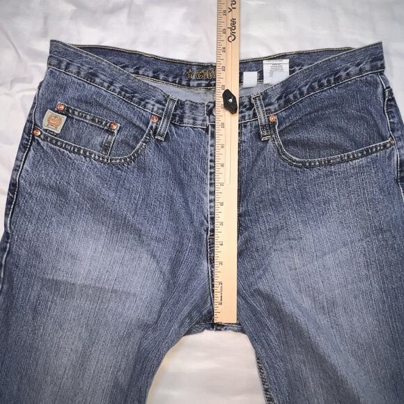 Cinch White Label Jeans Size 36X36 Blue Denim Straight Western Cowboy MB93034002 - Picture 7 of 16
